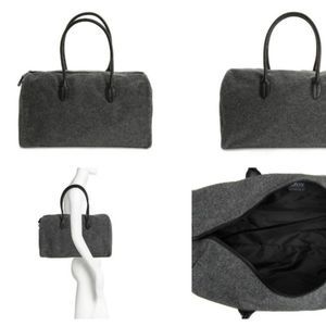 New DSW Gray Felt Duffle